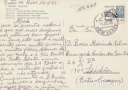 Sellos: Portugal & Marcofilia, Penafiel, Torre de S&atilde;o Vicente, Entre-os-Rios a Lisboa 1983 (8)
