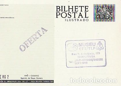 Sellos: Portugal & Intero, Abuelo, Casario, Acuarela de Roque Gameiro, CTT TLP, Lisboa (6680)