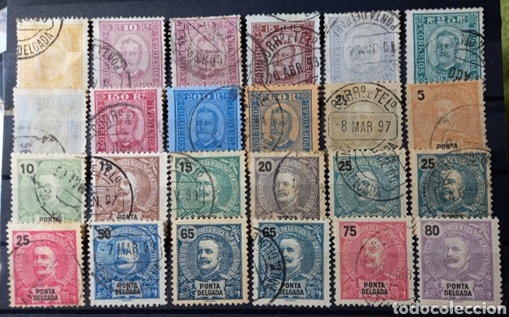 Selos: Sellos de la Colonia Portuguesa de Punta Delgada (Ponta Delgada)