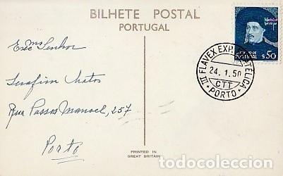 Timbres: Portugal & Torre de los Cl&eacute;rigos, Vista del Jard&iacute;n Jo&atilde;o Chagas, Exposici&oacute;n de Humor, Porto1950 (51)
