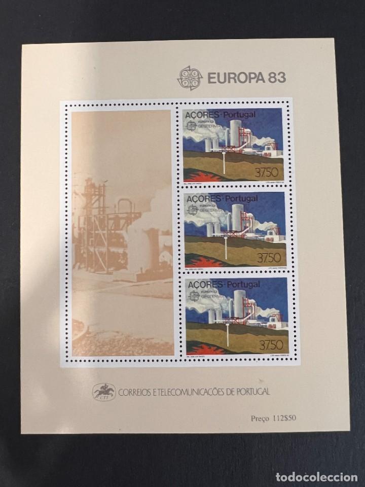 Timbres: AZORES/A&Ccedil;ORES 1983. YVERT HB 4. EUROPA CEPT. HOJITA BLOQUE. NUEVA. SIN FIJASELLOS.