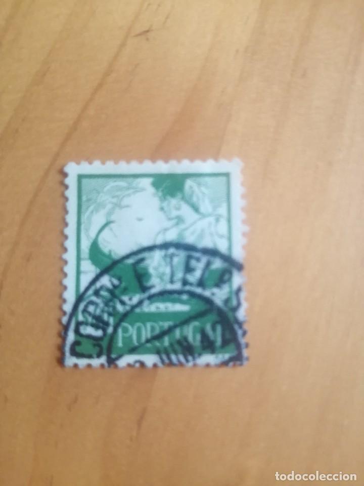 Timbres: PORTUGAL - AVEIRO, TRAJES REGIONALES , 1941 - YV 621 - VALOR FACIAL $40 - MATASELLO IDENTIFICATIVO