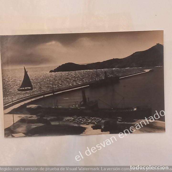 Timbres: Colecciones MUR. Postal fotogr&aacute;fica. S. FELIU GUIXOLS. Dentro y fuera de Puerto