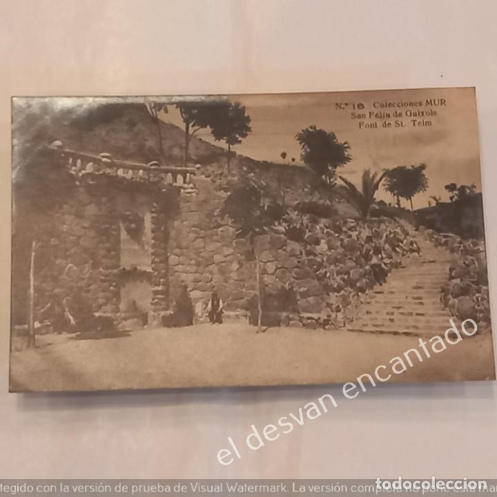 Timbres: Colecciones MUR. Postal fotogr&aacute;fica. S. FELIU GUIXOLS. Font de Sant Telm