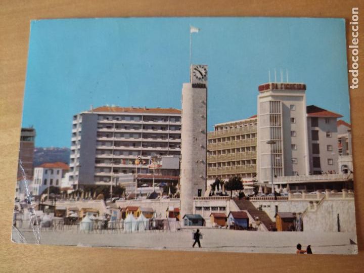 Timbres: FIGUEIRA DA FOZ PORTUGAL PORMENOR DA PRAIA CIRCULADA MATASELLO