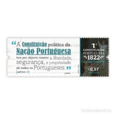 Sellos: PORTUGAL ** & BICENTENARIO DE LA CONSTITUCIÓN PORTUGUESA 2022 (8768). Lote 365135116