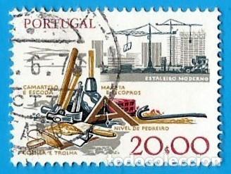 Sellos: PORTUGAL. 1978. CONSTRUCCION DE EDIFICIOS - Foto 1