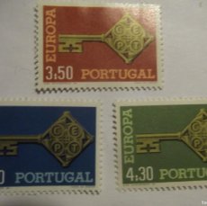 Sellos: SERIE EUROPA DE PORTUGAL MNH 1968 . VDC 30 EUROS. Lote 383291269