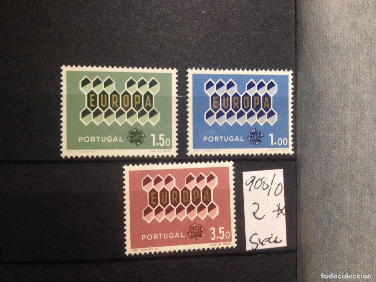 Briefmarken: SELLOS DE PORTUGAL. NUEVOS CON FIJASELLOS. YVERT N&ordm; 908/0