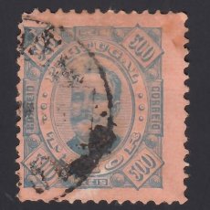 Sellos: PORTUGAL, 1892-93 YVERT Nº 77, 300 R. AZUL / SALMÓN. Lote 387581189