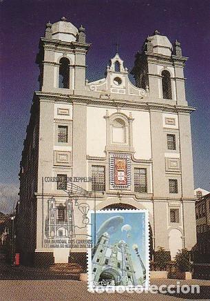 Sellos: Portugal & Maxima, Iglesia de la Misericordia, Zeppelin, Angra do Heroismo 2000 (70)