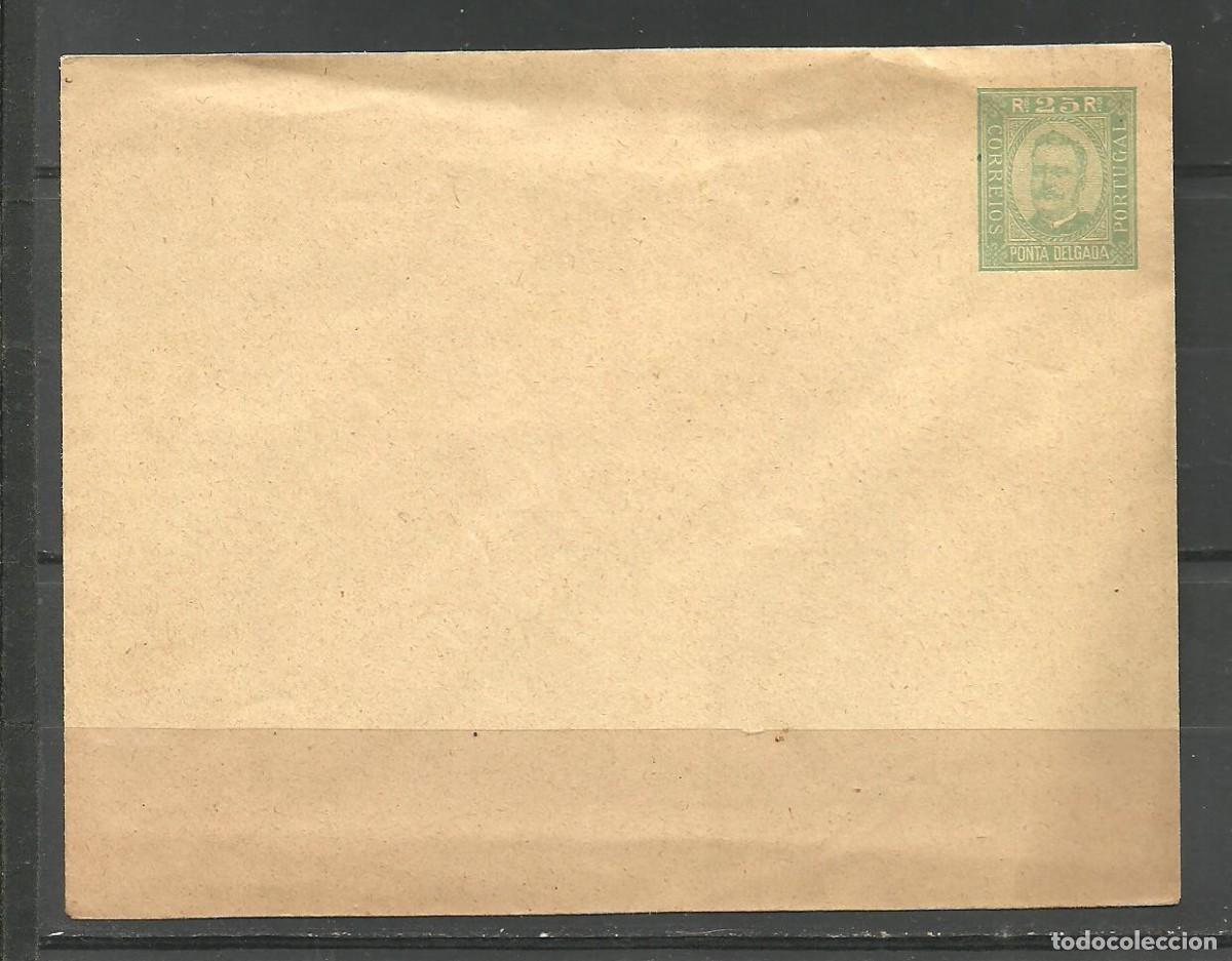 Timbres: PUNTA DELGADA (AZORES-PORTUGAL) 1892-93 - SOBRE ENTERO POSTAL - NO UTILIZADO