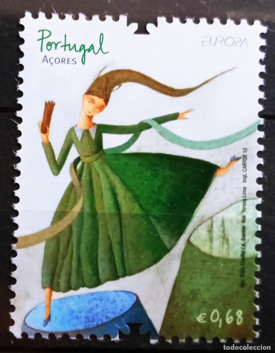 Selos: AZORES - PORTUGAL - IVERT 551 NUEVOS ** - EUROPA CEPT 2010 LIBROS INFANTILES