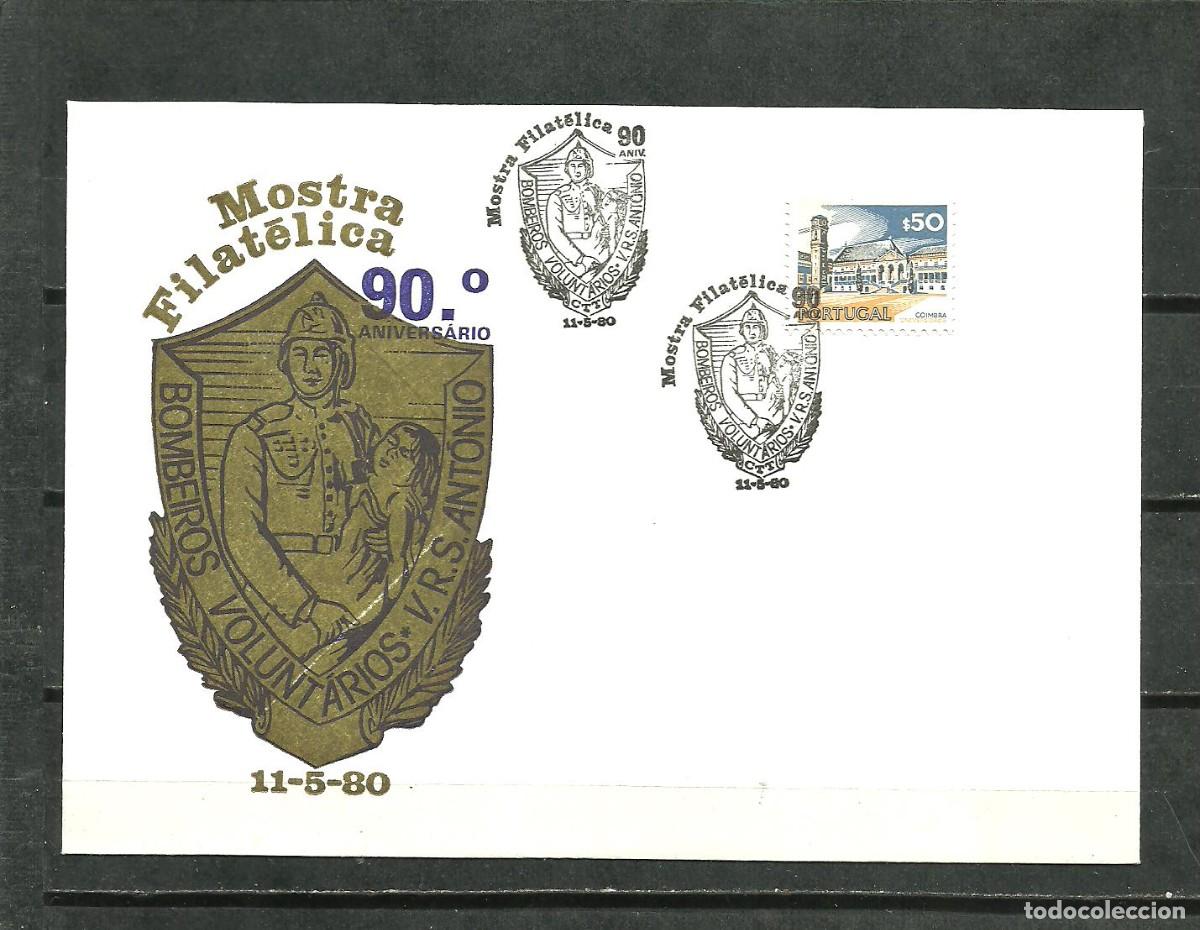 Selos: PORTUGAL - VILA REAL S.ANTONIO 1980-SOBRE 90&ordm; MOSTRA FILATELICA -NO CIRCULADA