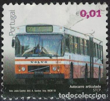 Selos: Portugal 2010 Oblit&eacute;r&eacute; Used Stamp Autocarro Articulado Volvo STCP Bus Y&T PT 3461