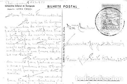 Timbres: Angola & Paquete Vera Cruz, Companhia Colonial de Navega&ccedil;&atilde;o, Chinguar a Coimbra 1961 (8