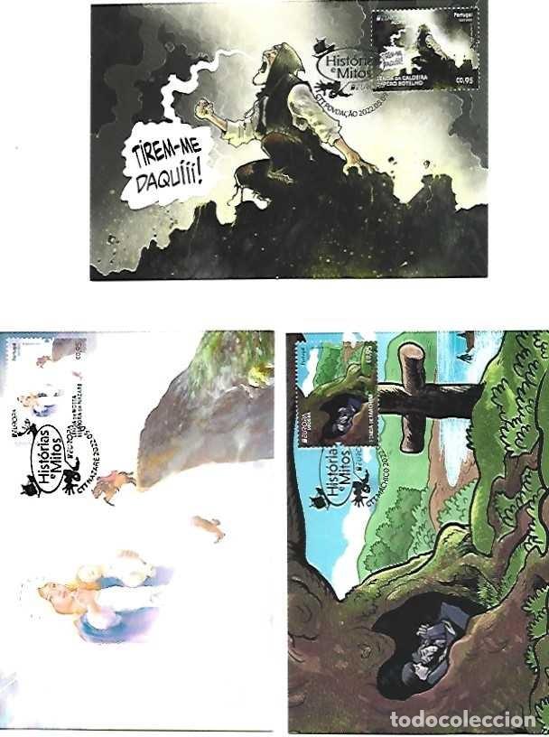 Timbres: Portugal & Maxima, Europa CEPT, Historia y Mitos, 2022 (7711769)