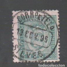 Sellos: FILA MARCOFILIA PORTUGAL 1892/93 AF-70 YVERT 70 D.CARLOS I CARIMBO SILVES