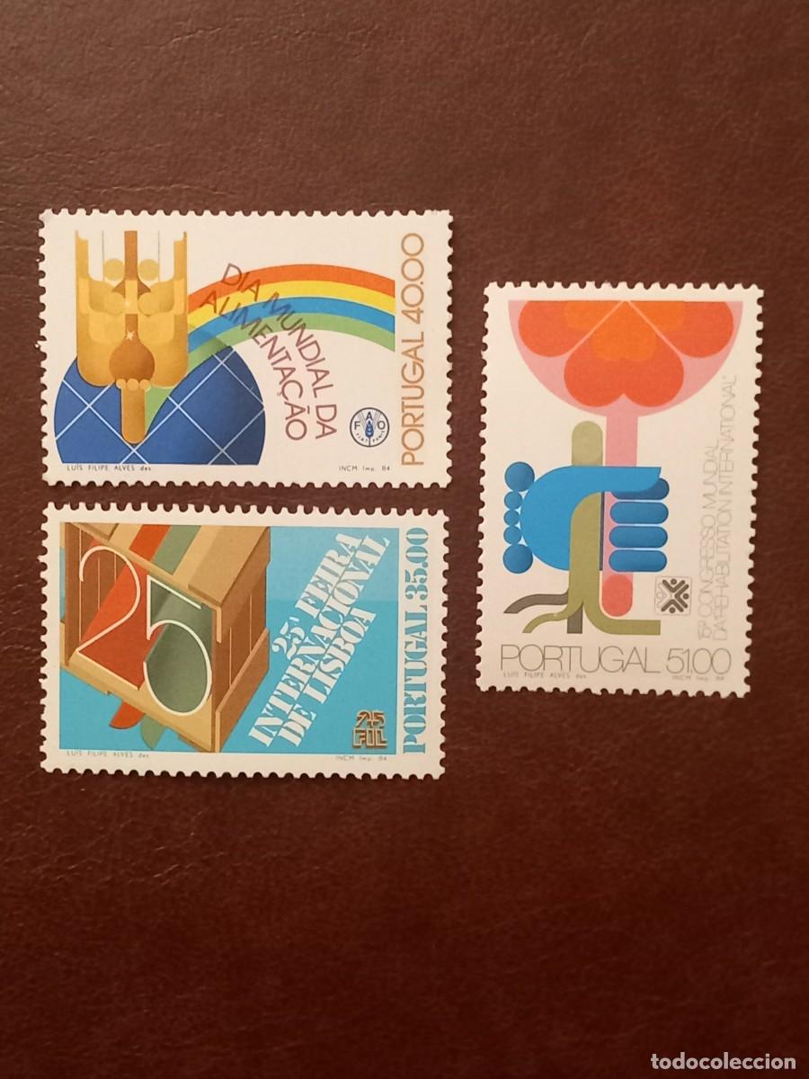 Timbres: A&Ntilde;O 1984 PORTUGAL SELLOS NUEVOS YVERT 1605-1606-1607 VALOR DE CATALOGO 7,50 EUROS