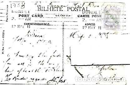 Timbres: Mozambique & Marcofilia, Portugal Ultramar, Beira, Muro del Mar, Dundee, Escocia 1911 (16)