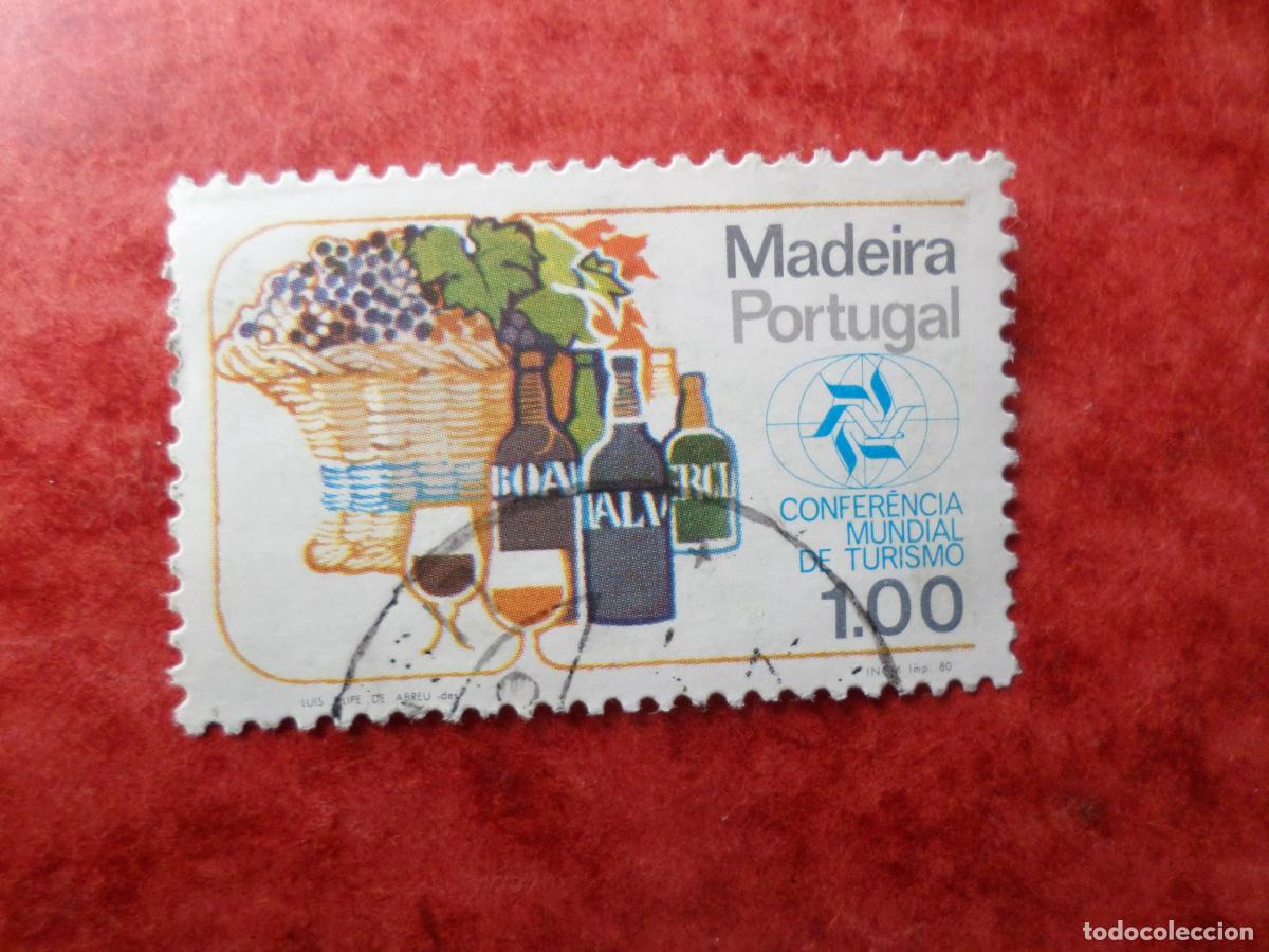 Timbres: +portugal, madeira, 1980, conferencia mundial de turismo, vino de madeira, Yvert 70