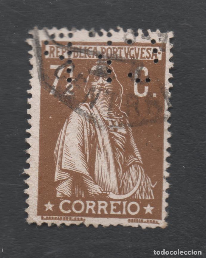 Briefmarken: FILA SELO PORTUGAL MARCOFILIA 1912 AF-213 YVERT 213 CERES PERFURADO C.F.P.