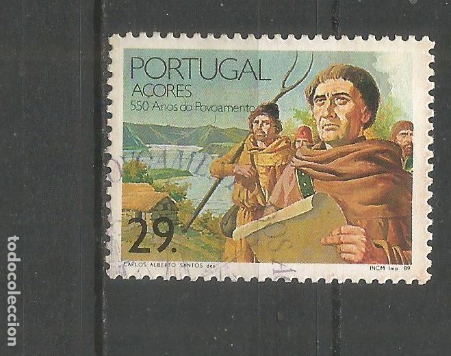 Selos: AZORES PORTUGAL YVERT NUM. 393 USADO