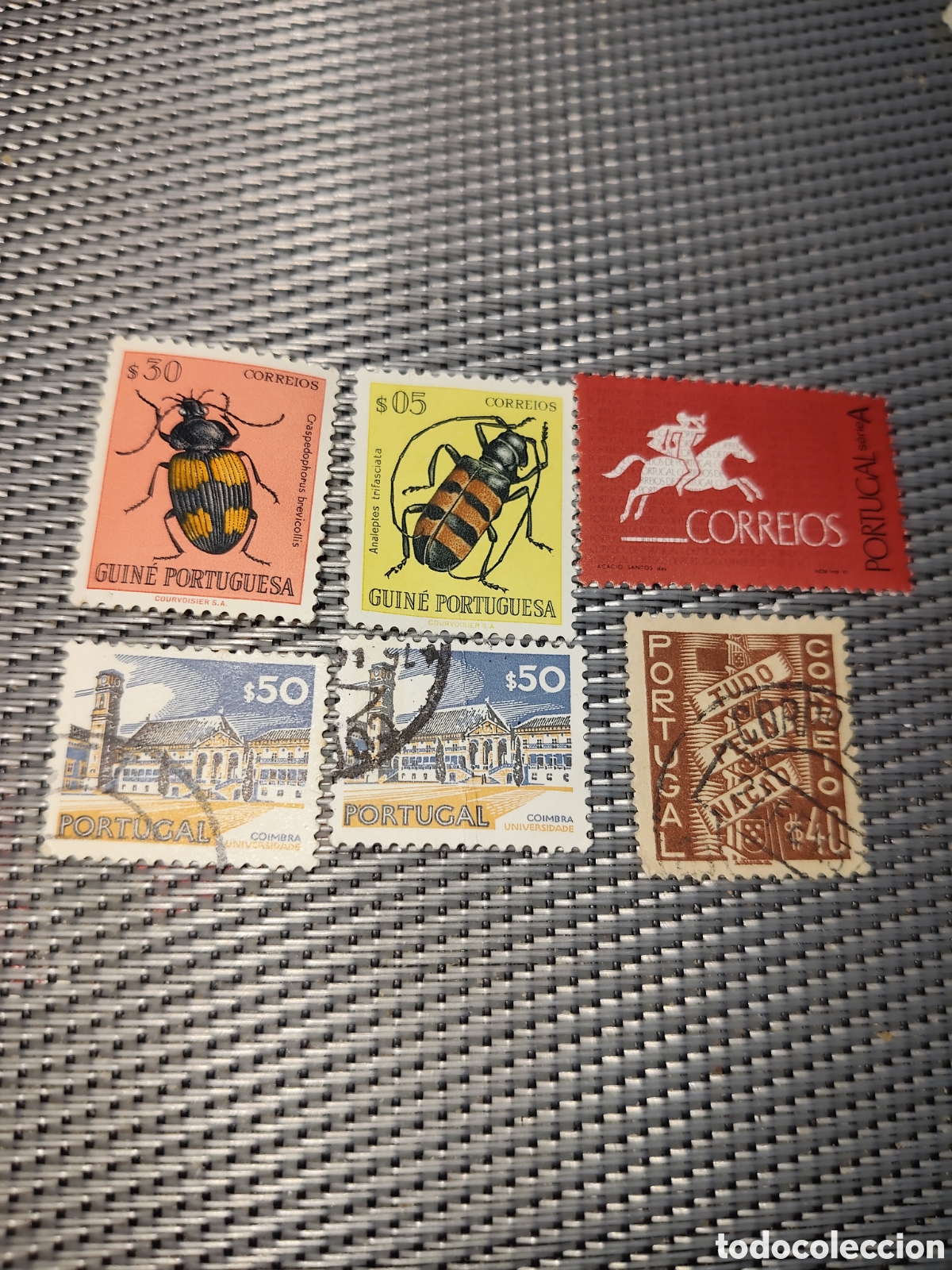 Briefmarken: 6 sellos de Portugal variados muy buenos