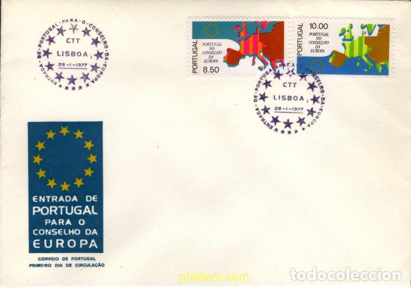 Stamps: 771645 MNH PORTUGAL 1977 ENTRADA DE PORTUGAL EN EL CONSEJO DE EUROPA