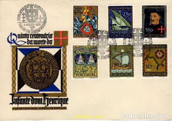 Stamps: 771646 MNH PORTUGAL 1960 5 CENTENARIO DE LA MUERTE DEL INFANTE DON HENRIQUE AVIZ