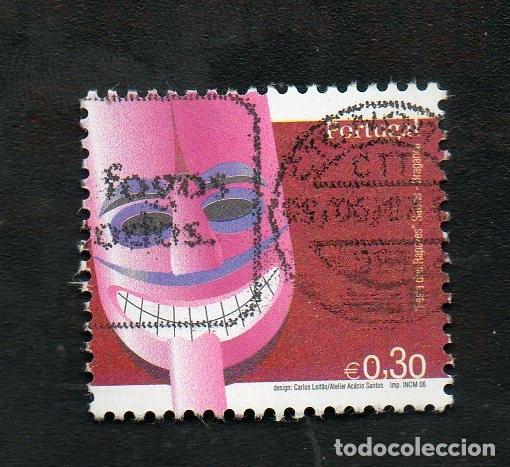 Selos: FILA PORTUGAL 2006 AF-3423 YVERT 3047 MASCARAS CIRCULADO (O)