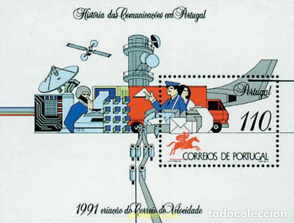 Sellos: 87774 MNH PORTUGAL 1991 HISTORIA DE LAS COMUNICACIONES EN PORTUGAL