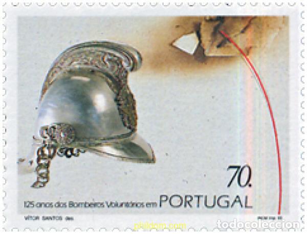 Sellos: 140933 MNH PORTUGAL 1993 125 ANIVERSARIO DE LOS BOMBEROS VOLUNTARIOS