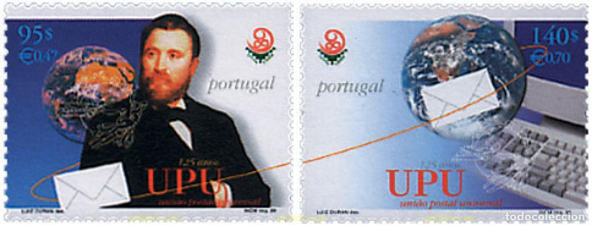 Sellos: 86841 MNH PORTUGAL 1999 125 ANIVERSARIO DE LA UPU