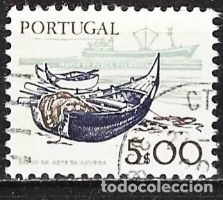 Sellos: Portugal 1978 - Mi 1389 - YT 1369 - Barco pesquero y carguero