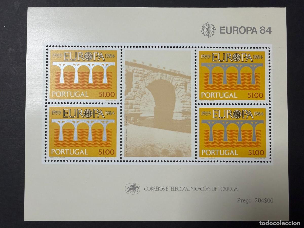 Sellos: PORTUGAL, 1984. YVERT HB 40. TEMA EUROPA. NUEVA. SIN FIJASELLOS