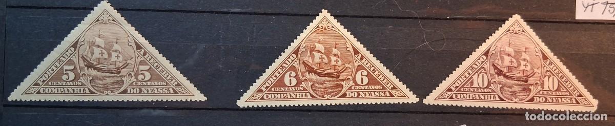 Sellos: PORTUGAL,COMPA&Ntilde;&Iacute;A NYASSA, 1926, CAT.YT. T5/T7.