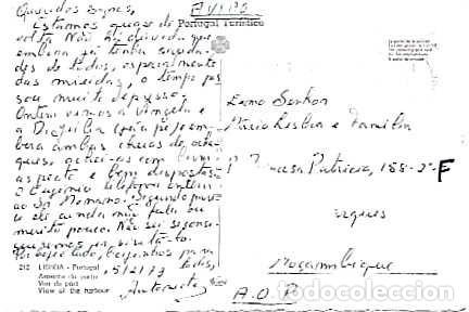 Sellos: Portugal & Marcofilia, Lisboa, Aspecto del Puerto, Louren&ccedil;o Marques Mozambique 1973 (212)