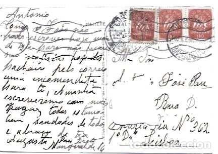 Sellos: Portugal y Mangualde, Escalera de la Capilla de Nuestra Se&ntilde;ora del Castillo, Lisboa 1946 (5)