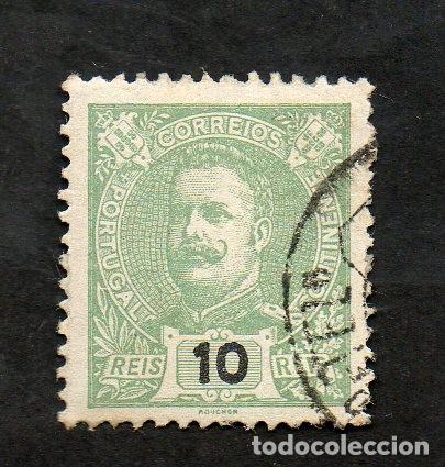 Sellos: FILA 1895-96 PORTUGAL AF-128 YVERT-126 D.CARLOS I CIRCULADO