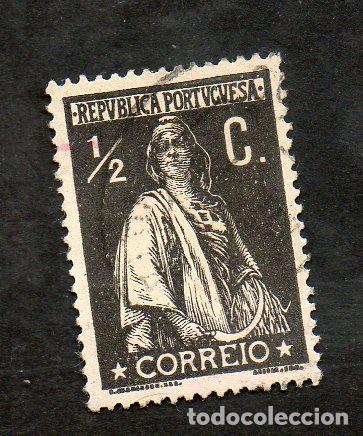 Sellos: FILA 1912 PORTUGAL AF-207 YVERT-207 CERES CIRCULADO