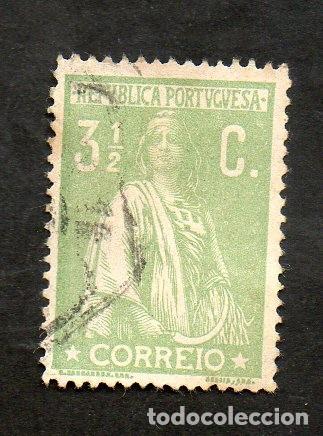 Sellos: FILA 1917-20 PORTUGAL AF-225 YVERT-225 CERES CIRCULADO