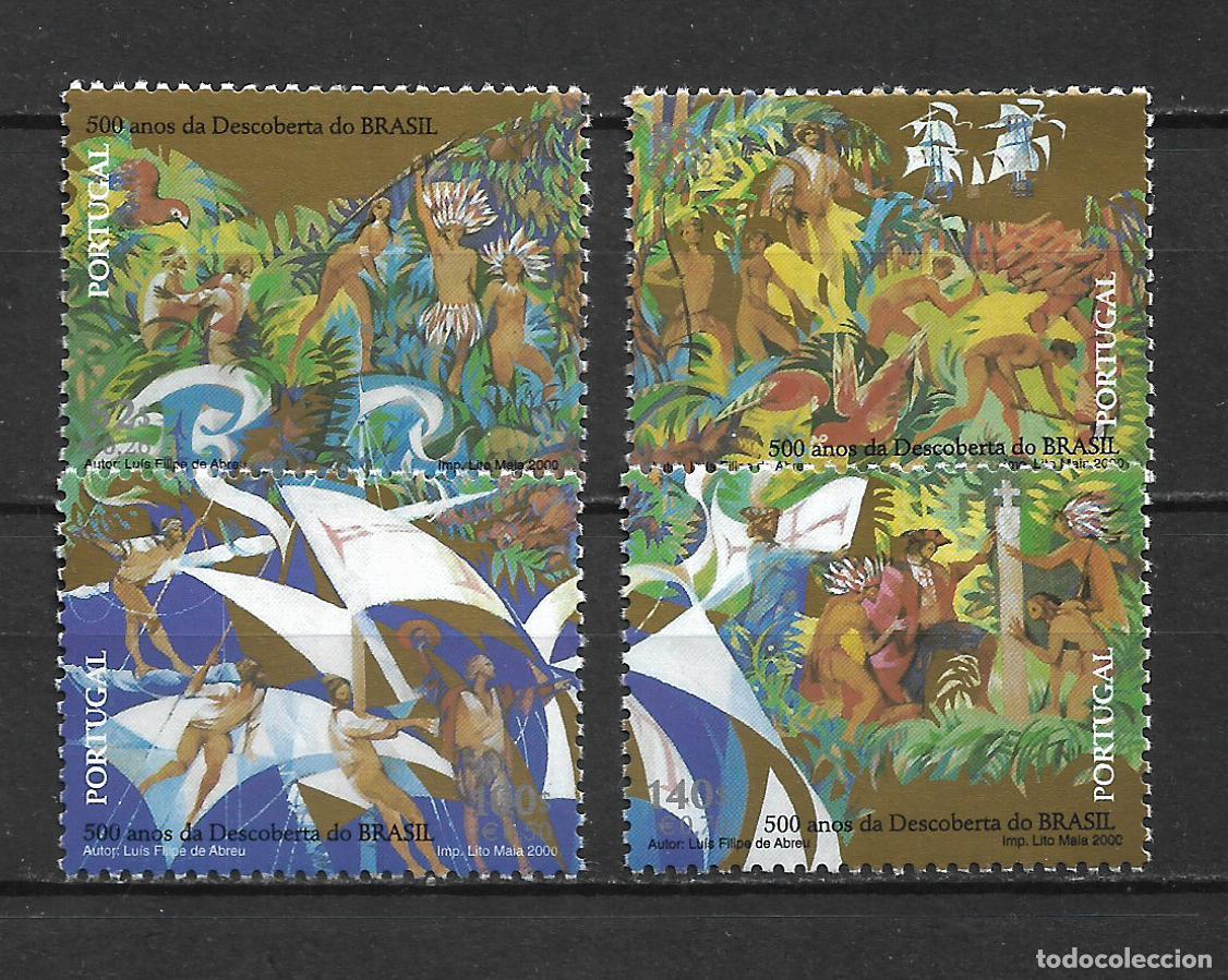 Sellos: portugal a&ntilde;o 2000 scott 2354-2357 ** mnh 4.70&euro; - 22/2