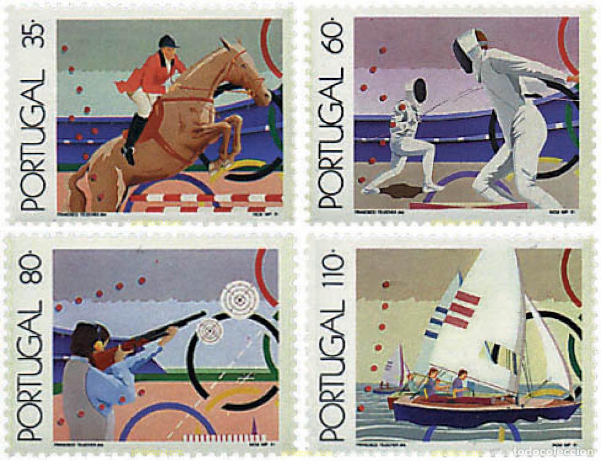 Sellos: 87775 MNH PORTUGAL 1991 DEPORTES OLIMPICOS