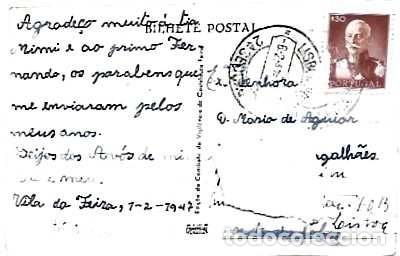 Sellos: Portugal & Marcofilia, Vila da Feira, Castelo da Feira, Muralha do Poente, Lisboa 1947 (4089)