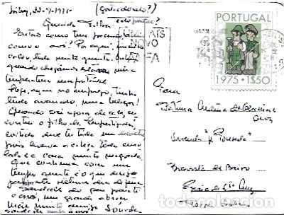 Sellos: Portugal y el grabado, para identificar, pub Un nuevo pa&iacute;s M.F.A., Lisboa a T. Vedras 1975 (22371)