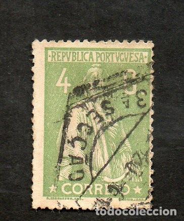 Sellos: FILA 1917-20 PORTUGAL AF-226 YVERT-234 CERES CIRCULADO DENT- 15X14