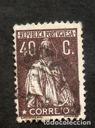 Sellos: FILA 1924-26 PORTUGAL AF-283 YVERT-284 CERES CIRCULADO DENT- 12X11 1/2