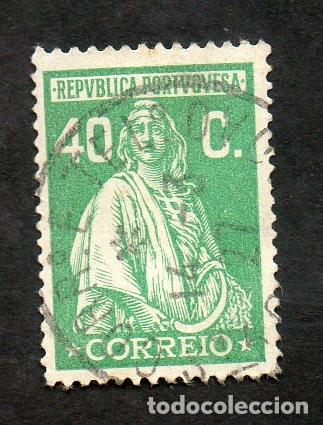 Sellos: FILA 1926 PORTUGAL AF-406 YVERT-424 CERES CIRCULADO LONDRES