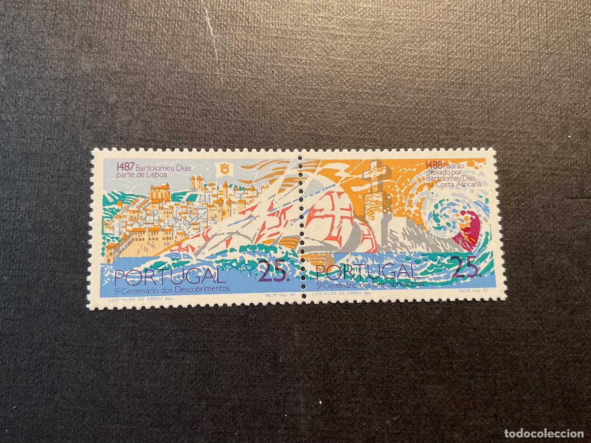 Sellos: PORTUGAL N&ordm; YVERT 1705/6*** A&Ntilde;O 1987. 500 ANIVERSARIO DE LOS VIAJES DEL EXPLORADOR BARTOLOMEU DIAS
